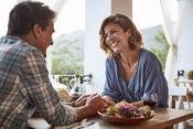 A couple enjoying a private date after being matched by Maclynn's confidential matchmaking service.