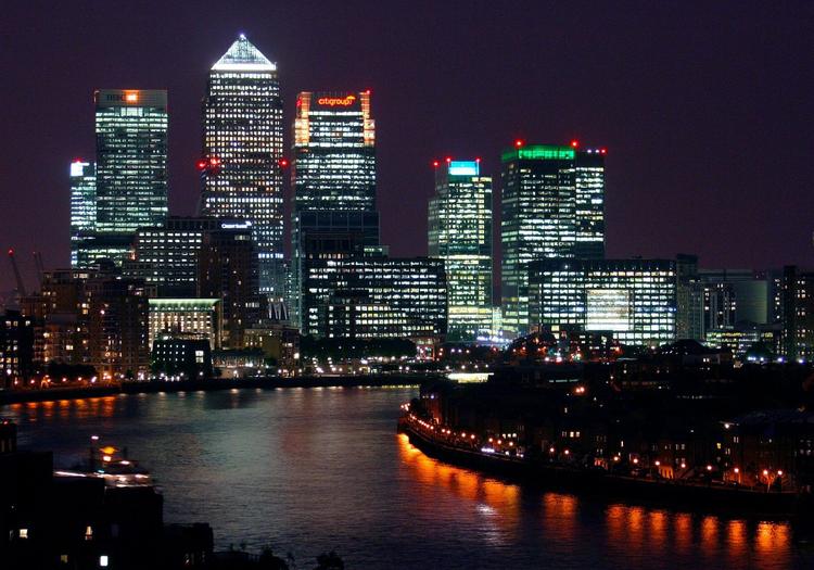 london at night
